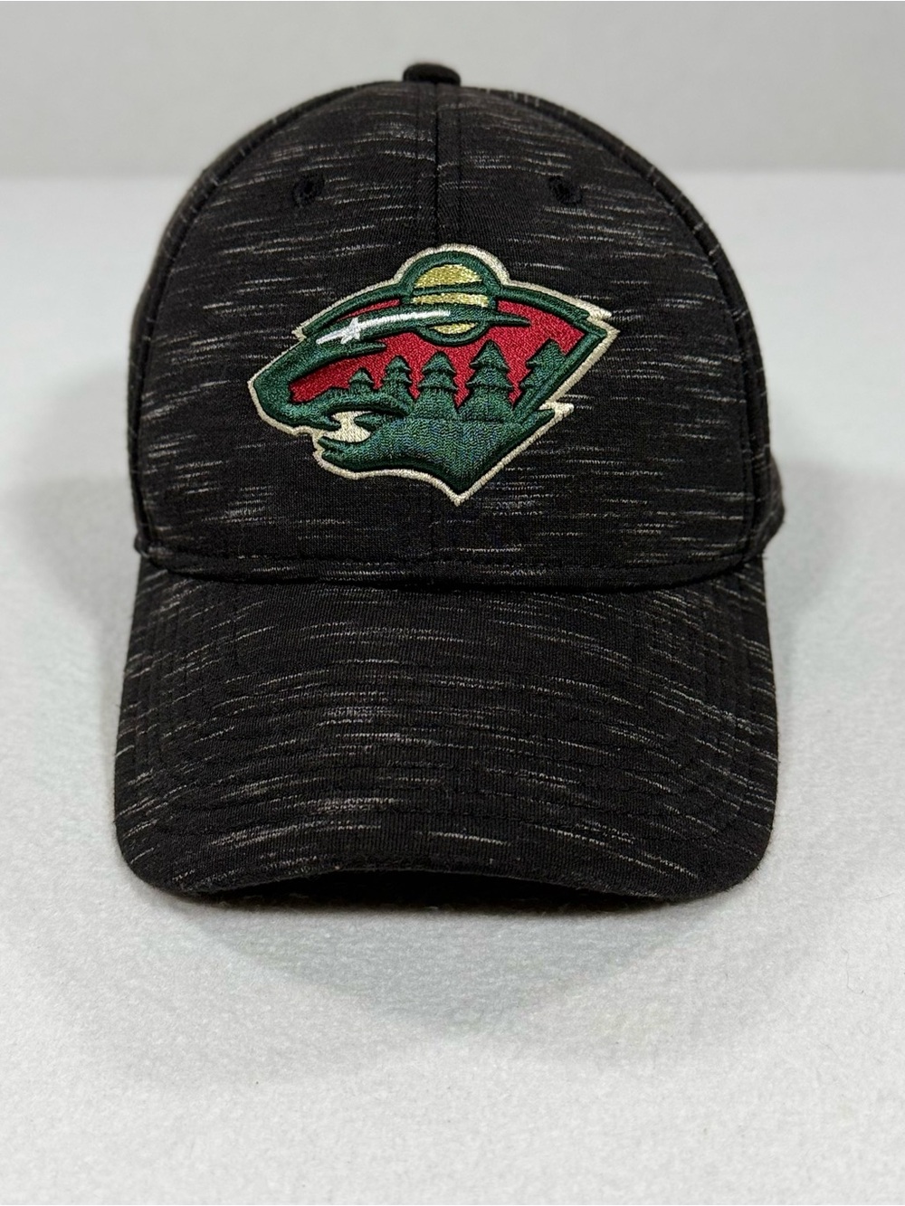 OTS Minnesota Wild NHL Hockey Black Adjustable Cap One Size Officially Licensed